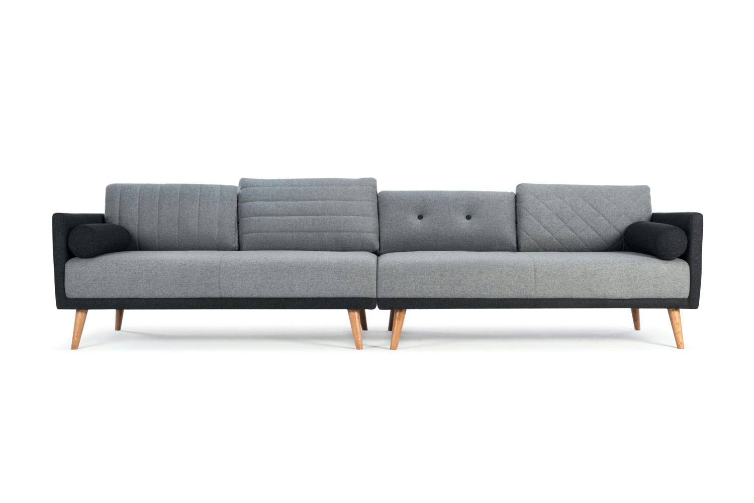 Langstrakt og stram Fireseters sofa fra Sofacompany
